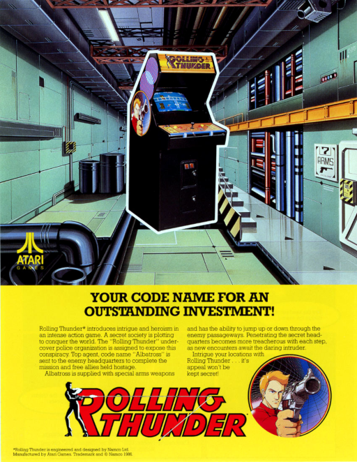 Rolling Thunder (new version) Game Cover